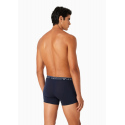 Pánské boxerky 2PACK 111769 3F720 07448 šedo-tm. modré - Emporio Armani