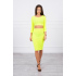 Dámský set 9084 Neon žlutá - K-Fashion