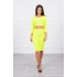 Dámský set 9084 Neon žlutá - K-Fashion