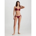 Dámská plavková podprsenka bikini KW0KW02278 XN0 bordó - Calvin Klein