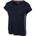 Dámské krátké tričko UW0UW01374 tmavě modré - Tommy Hilfiger