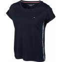Dámské krátké tričko UW0UW01374 tmavě modré - Tommy Hilfiger