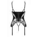 Dámský erotický korzet Leonela corset Černá - BEAUTY NIGHT FASHION