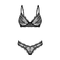 Dámské kalhotky Perisia Panties černé - Obsessive