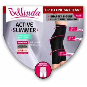 Dámské zeštíhlující bermudy ACTIVE SLIMMER Černá - BELLINDA
