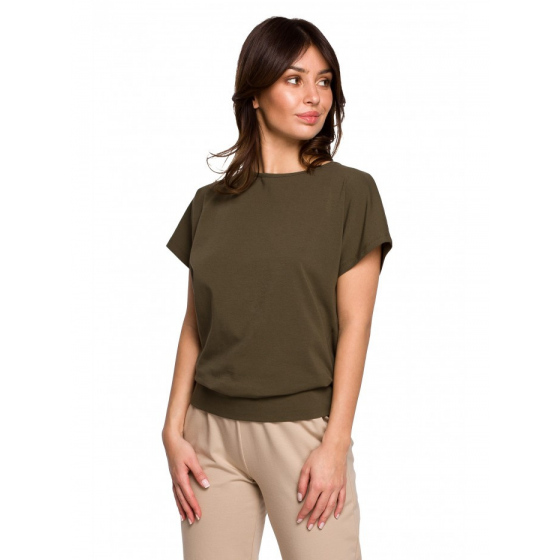 Dámská halenka B224 khaki - Bewear