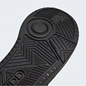 Unisex junior kotníčková obuv Hoops Mid 3.0 K Jr HR0228 Černá - Adidas