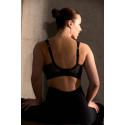 Sportovní podprsenka Non Wired Bra black/latte 7341C - Panache