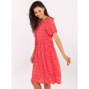 Dámské šaty D73771M30466A červené - Sublevel