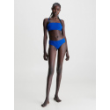Dámské plavkové kalhotky KW0KW02046 C66 modré - Calvin Klein