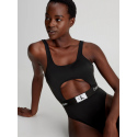 Dámské jednodílné plavky KW0KW02357 BEH černé - Calvin Klein