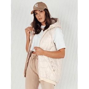 Dámská prošívaná vesta COLINE TY4114 bílá - FashionStreet 