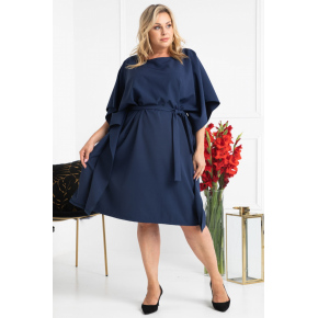 Dámské šaty plus size Rolanda tmavě modrá - Karko