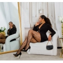 Dámské síťované punčocháče "Cross" R39128 černé - In-StyleFashion