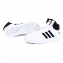 Pánské sportovní boty Hoops 3.0 Mid M GW3019 Bílá s černou - Adidas