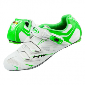Pánské cyklistické sport boty Sonic SRS M 80151012 59 Bílá se zelenou - Northwave