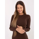 Dámské šaty A1049.99 tmavě hnědé - FPrice