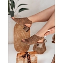 Dámské sandály ZY0749 RR-22P khaki - Seastar
