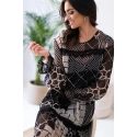 Dámské šaty 9263 Black - Mefese