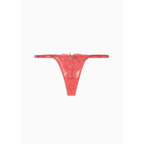 Dámská tanga 163826 3F206 03051 korálové - Emporio Armani