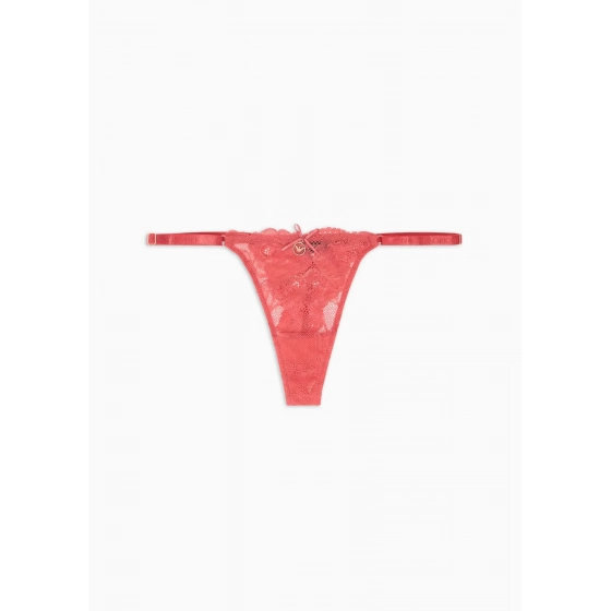 Dámská tanga 163826 3F206 03051 korálové - Emporio Armani