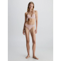 Dámská tanga 000QF7287E 7NS béžové - Calvin Klein