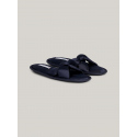 Dámský pyžamový set dárkové balení GIFT PYJ CAMI SET & SLIPPERS UW0UW04855 DW5 tm. modré - Tommy Hilfiger