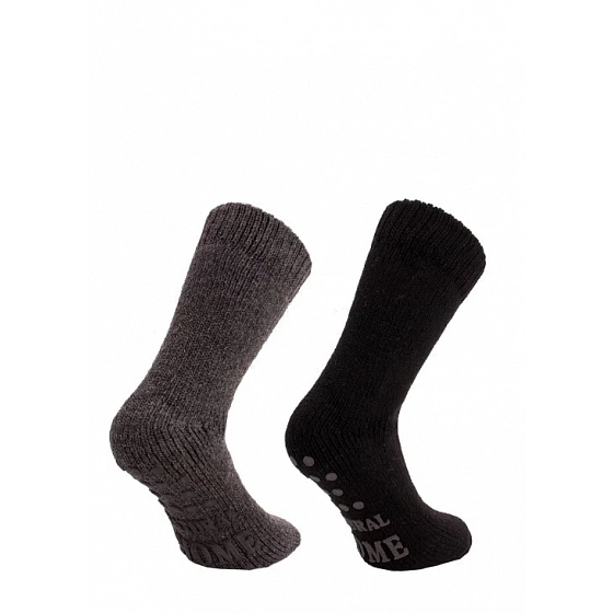 Pánské domácí ponožky 21460 šedé - WiK