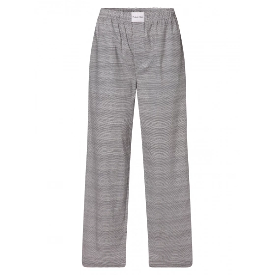 Dámské pyžamové kalhoty QS6893E 5FQ černo/bílá - Calvin Klein