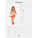 Odvážná tanga Amor Cherris crotchless thong - Obsessive