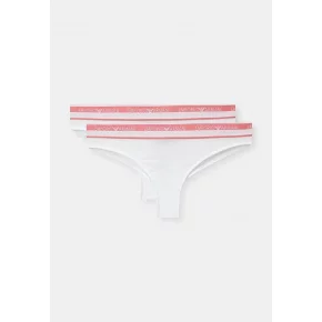 Dámské kalhotky 2Pack 163337 4R227 00010 bílé - Emporio Armani