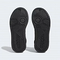 Unisex junior kotníčková obuv Hoops Mid 3.0 K Jr HR0228 Černá - Adidas