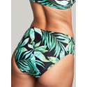 Dámské plavkové kalhotky Bali Midi Brief SW1646 zelené s potiskem - Panache
