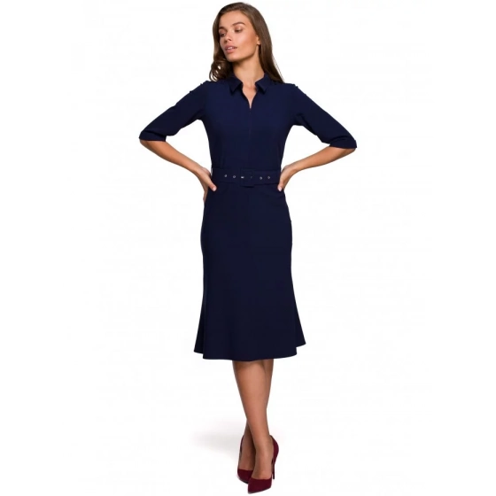 Dámské šaty S231 tmavě modré - Stylove