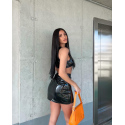 Sexy latexová sukně  R6631 černá - Koucla