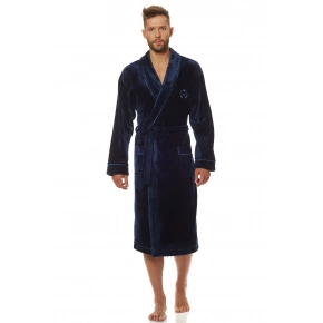 Pánský župan 2111 Luca tm. modrá - L&L