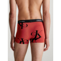 Pánské boxerky 000NB3403A GNP červené s potiskem - Calvin Klein