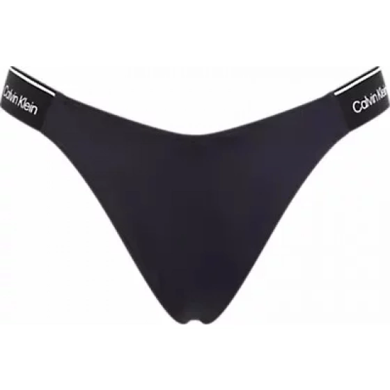 Dámské plavkové kalhotky DELTA BIKINI KW0KW02430 BEH černé - Calvin Klein
