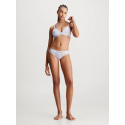 Dámské kalhotky BIKINI 000QF7712E LL0 lila - Calvin Klein