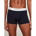 Pánské boxerky 3Pack UM0UM02768 0Y1 šedé/černé/potisk - Tommy Hilfiger