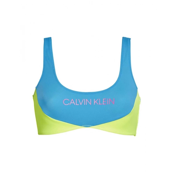 Vrchní díl plavek KW0KW00898-CEU modrožlutá - Calvin Klein
