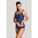 Dámský vrchní díl plavek Tankini Anya SW1011 Tmavě modro s bílou - Panache