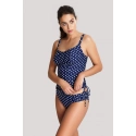 Dámský vrchní díl plavek Tankini Anya SW1011 Tmavě modro s bílou - Panache