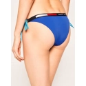 Spodní díl dámských plavek UW0UW02180-C65 modročervená - Tommy Hilfiger