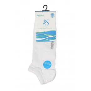 Pánské kotníkové ponožky Socks  Antibakteriální Bílá - Regina