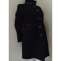 Dámský kabát na knoflíky M49032 - Riverine