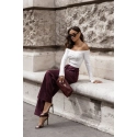 Dámské kalhoty Fern Bordó - LaBalancia