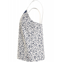 Dámský pyžamový top WOVEN CAMI PRINT UW0UW05006 02X  bílý s potiskem - Tommy Hilfiger