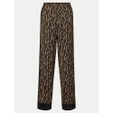 Dámské pyžamo YI90017 202 hnědé s potiskem - DKNY