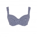 Vrchní díl plavek SW1722 modro-bílý - Panache
